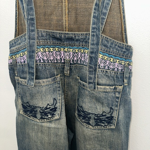 Sense European Denim Capri Overalls Size‎ 4 Y2K - Picture 5 of 12